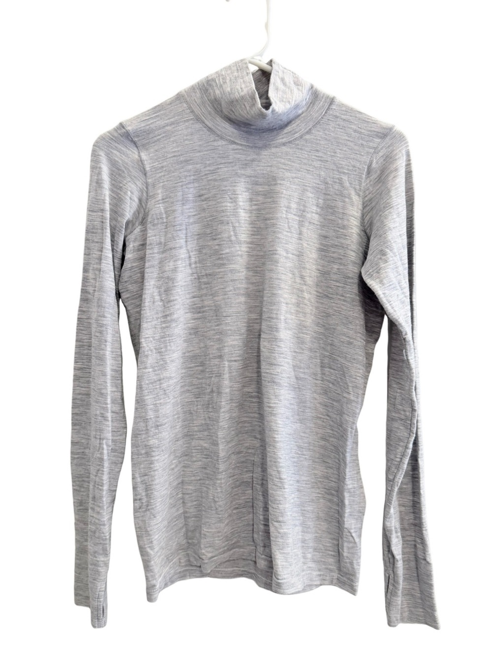ATHLETA Foresthill Ascent Seamless Wool Blend Turtleneck
Gray
Size Large - Picture 2 of 8